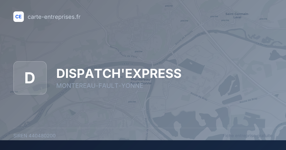 DISPATCH'EXPRESS — 440480200 — fiche entreprise
