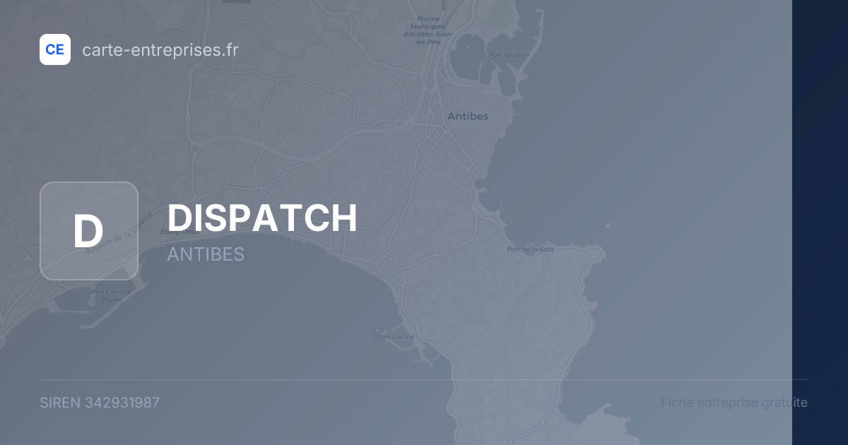 DISPATCH — 342931987 — fiche entreprise