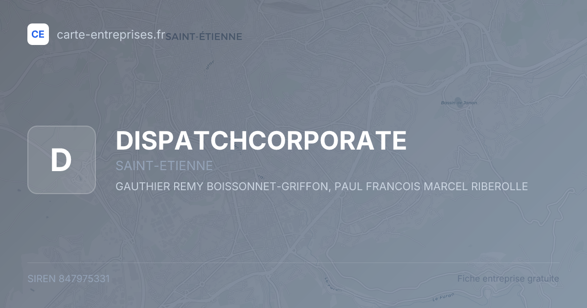 DISPATCHCORPORATE — 847975331 — fiche entreprise