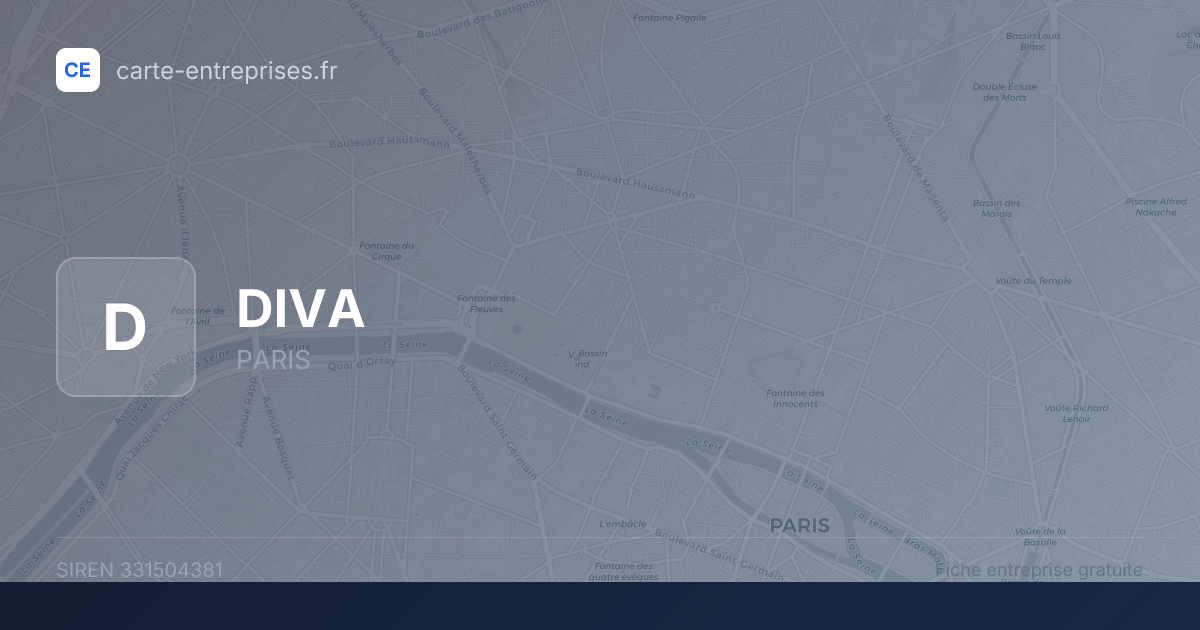 DIVA — 331504381 — fiche entreprise