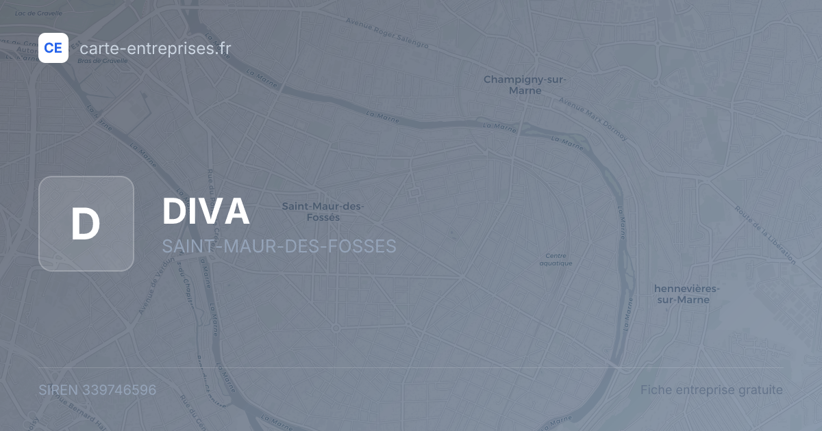 DIVA — 339746596 — fiche entreprise