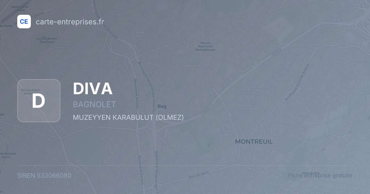 DIVA — 533066080 — fiche entreprise