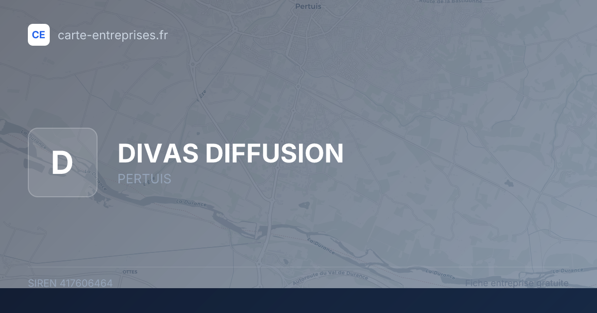 DIVAS DIFFUSION — 417606464 — fiche entreprise