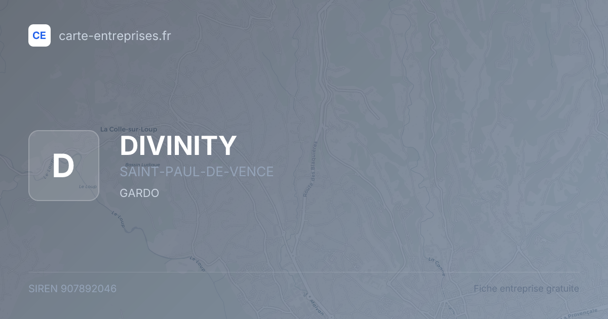 DIVINITY — 907892046 — fiche entreprise