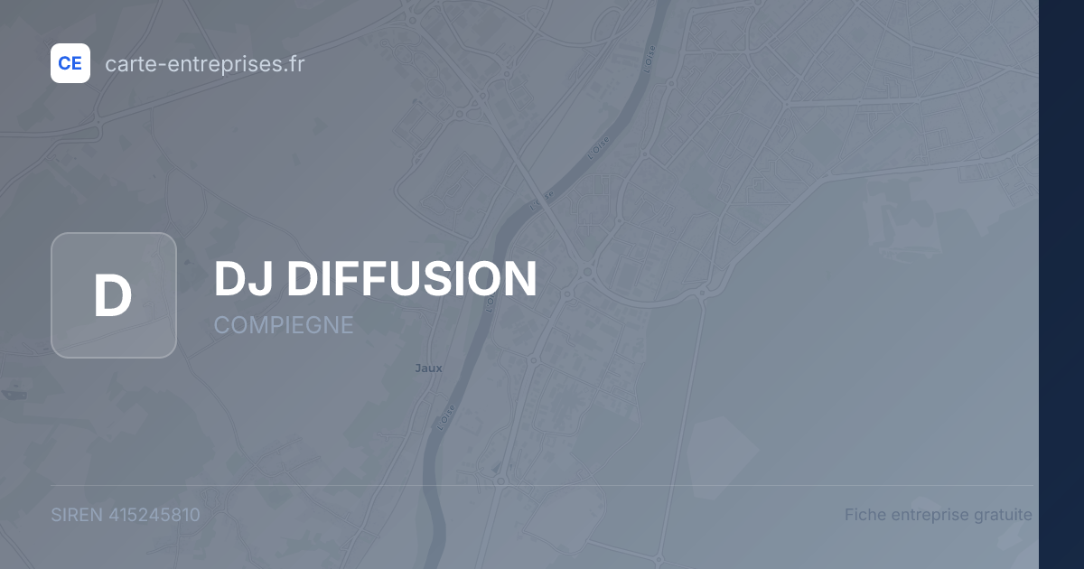 DJ DIFFUSION — 415245810 — fiche entreprise
