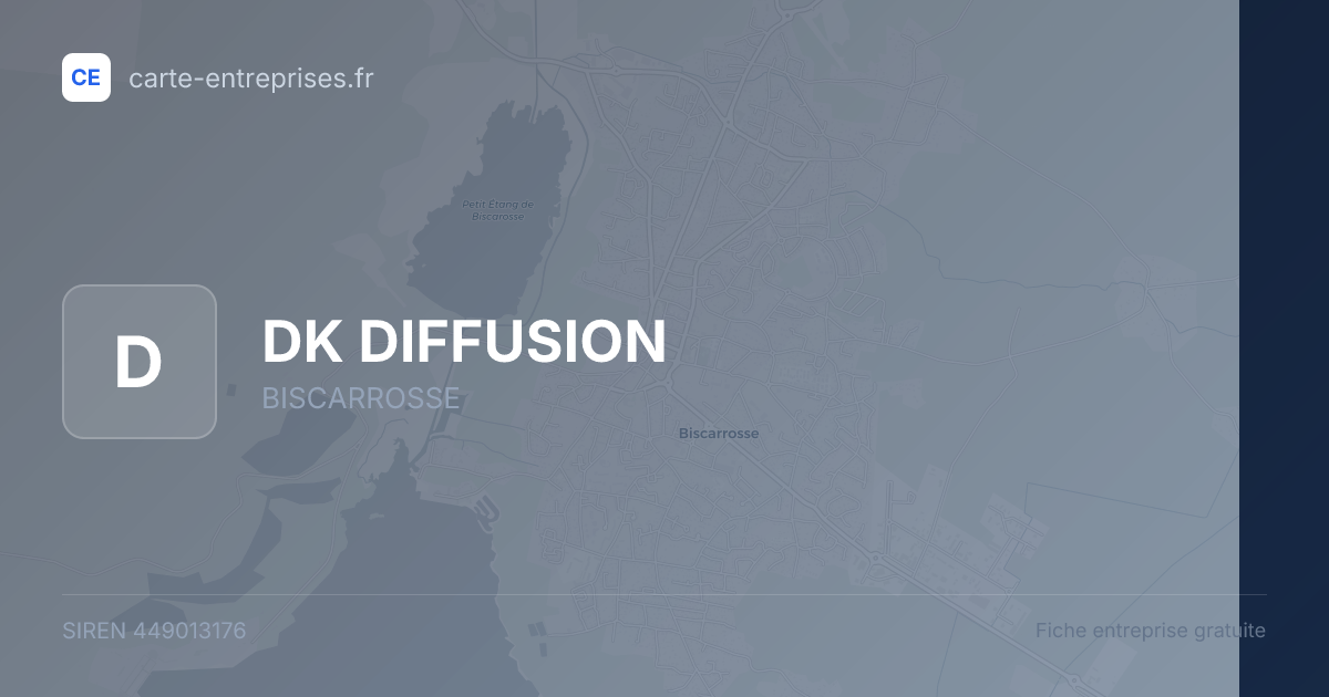 DK DIFFUSION — 449013176 — fiche entreprise