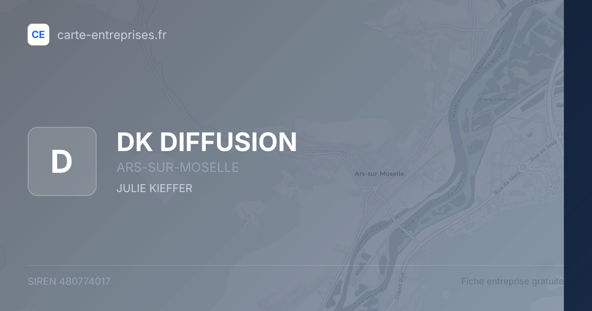 DK DIFFUSION — 480774017 — fiche entreprise