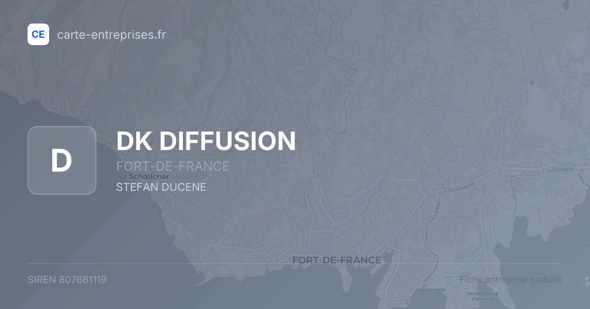 DK DIFFUSION — 807681119 — fiche entreprise