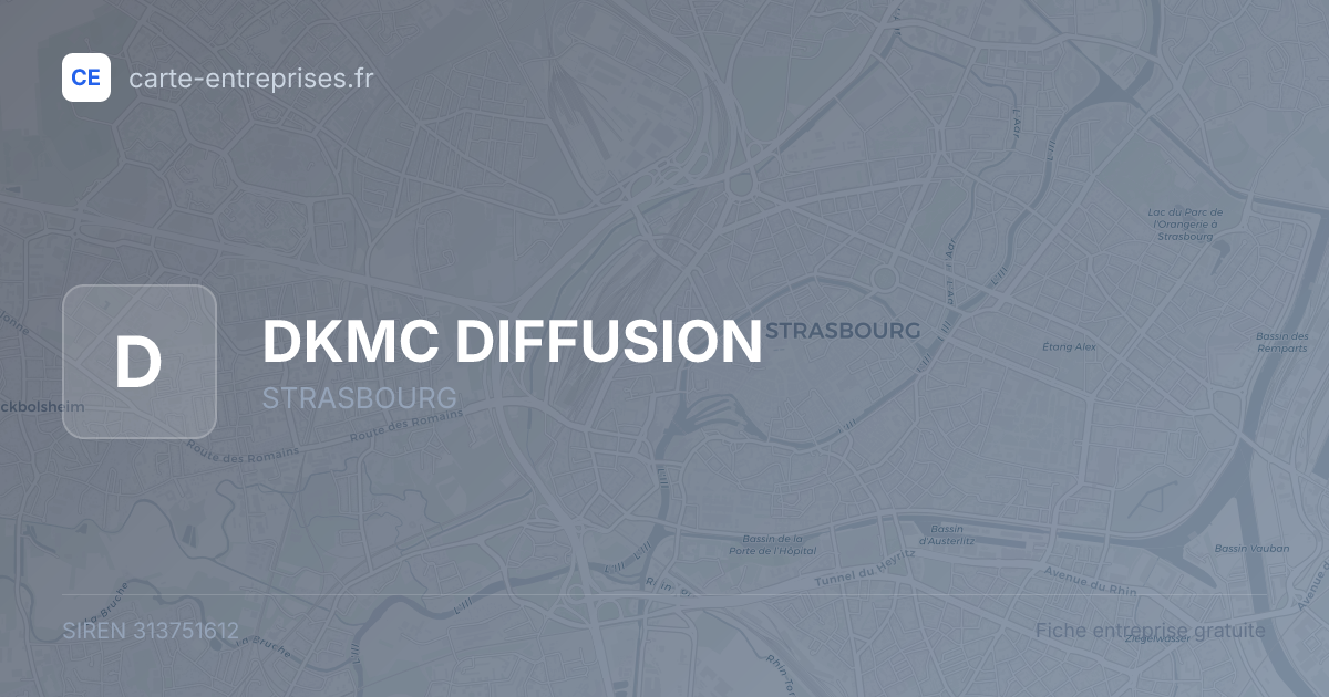 DKMC DIFFUSION — 313751612 — fiche entreprise