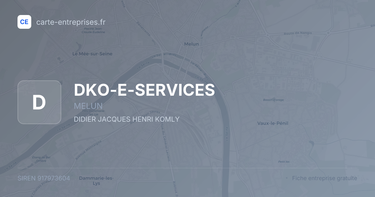 DKO-E-SERVICES — 917973604 — fiche entreprise