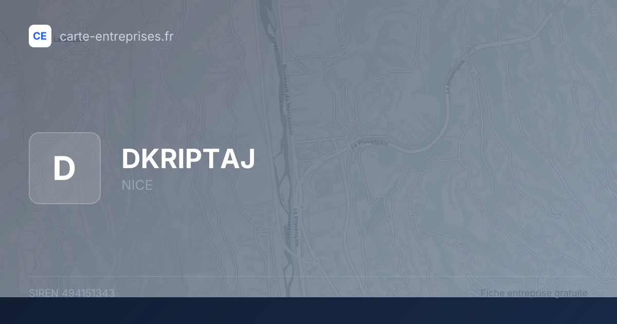 DKRIPTAJ — 494151343 — fiche entreprise