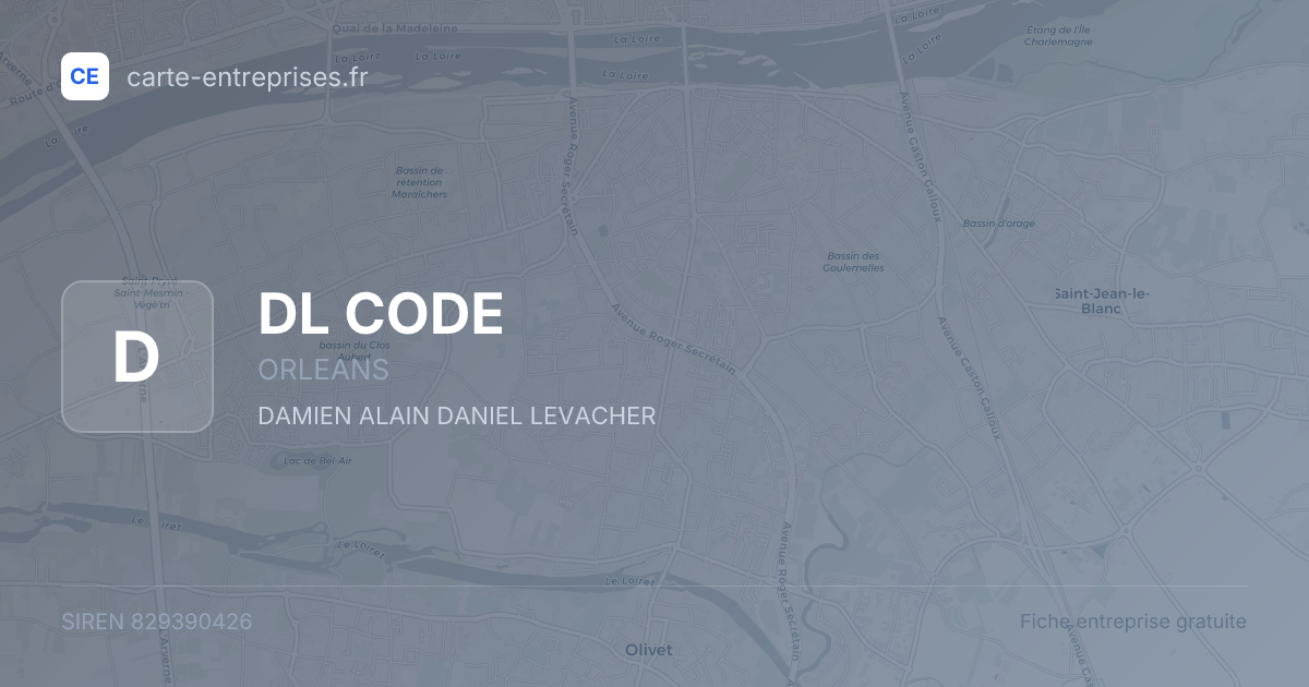 DL CODE — 829390426 — fiche entreprise
