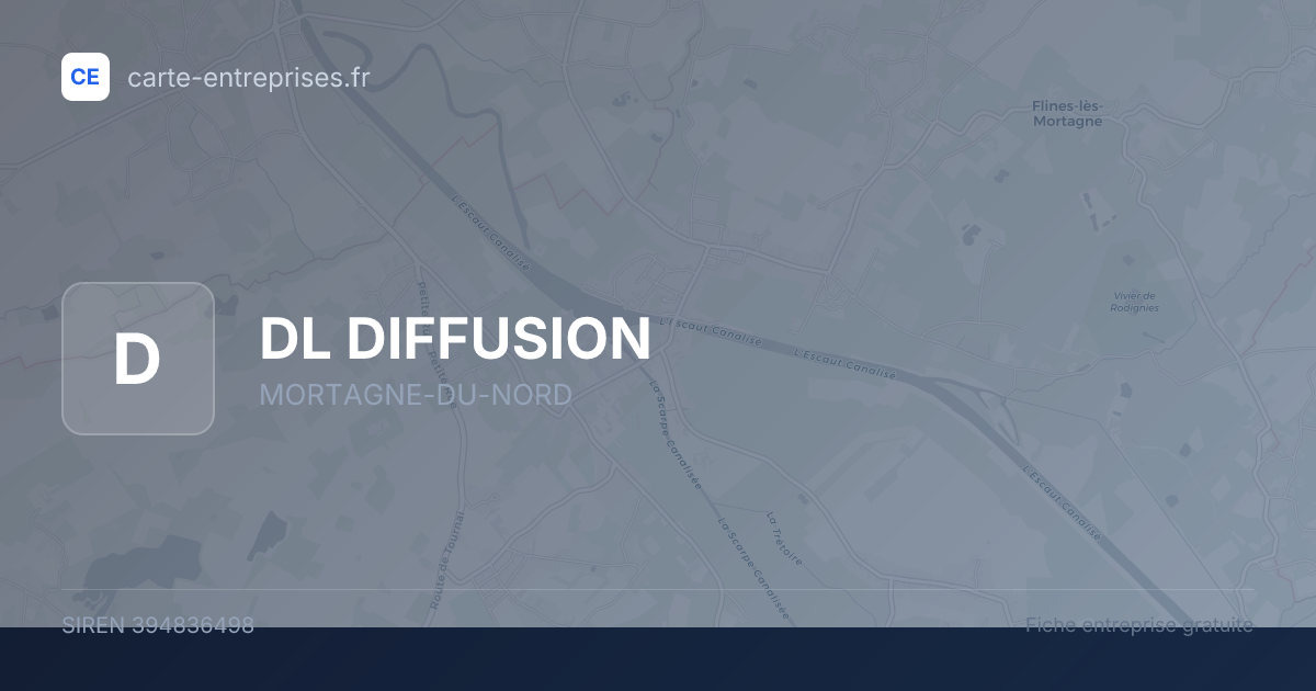 DL DIFFUSION — 394836498 — fiche entreprise