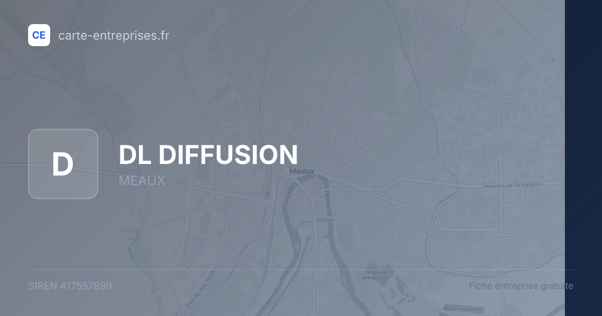 DL DIFFUSION — 417557899 — fiche entreprise