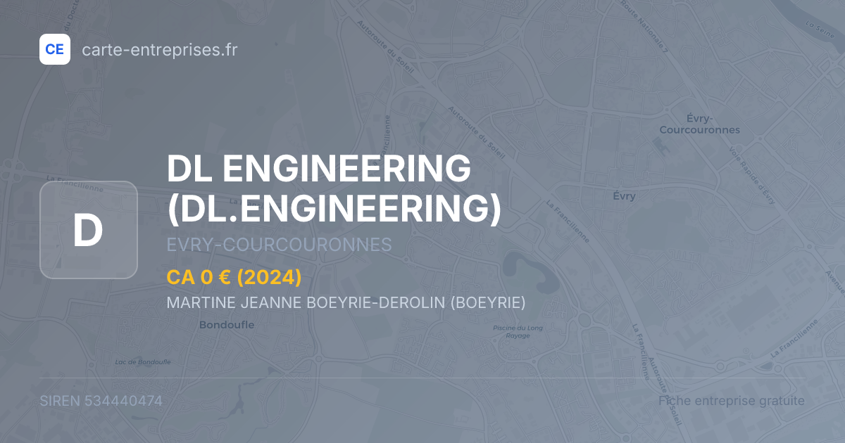 DL ENGINEERING (DL.ENGINEERING) — 534440474 — fiche entreprise