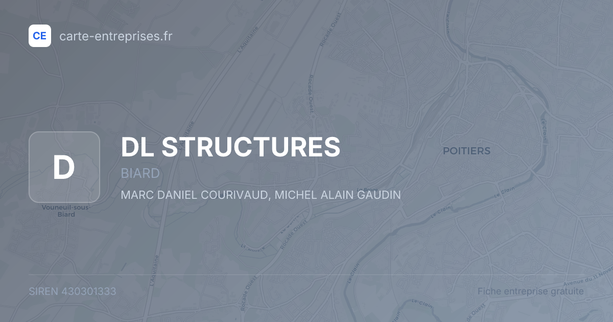 DL STRUCTURES — 430301333 — fiche entreprise