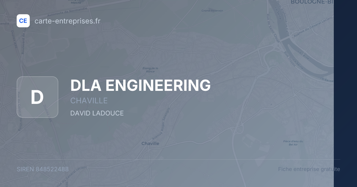 DLA ENGINEERING — 848522488 — fiche entreprise