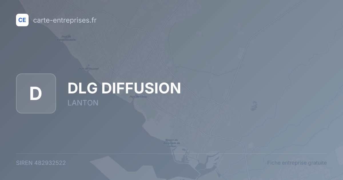 DLG DIFFUSION — 482932522 — fiche entreprise