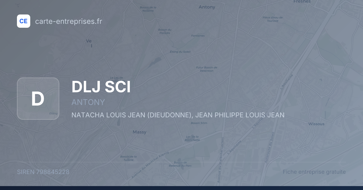 DLJ SCI — 798845228 — fiche entreprise