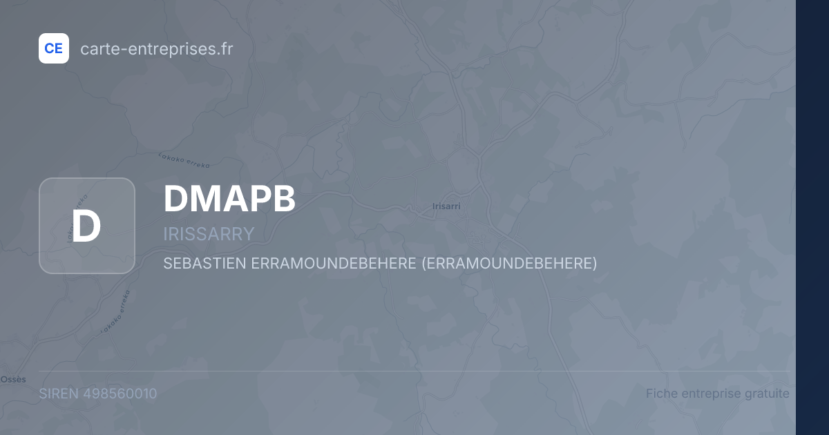 DMAPB — 498560010 — fiche entreprise