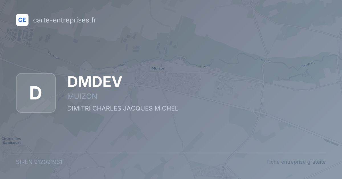 DMDEV — 912091931 — fiche entreprise