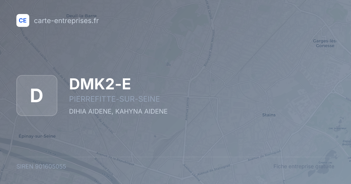 DMK2-E — 901605055 — fiche entreprise