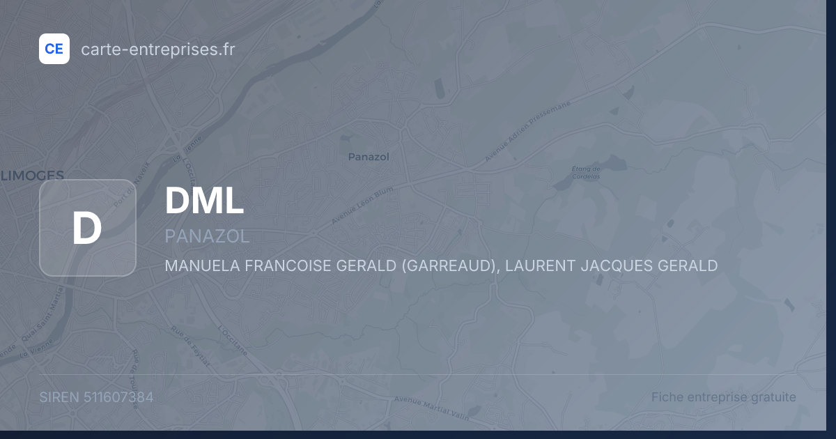 DML — 511607384 — fiche entreprise