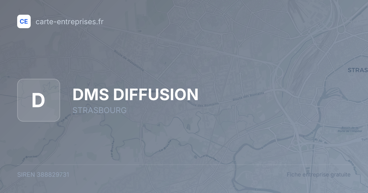 DMS DIFFUSION — 388829731 — fiche entreprise