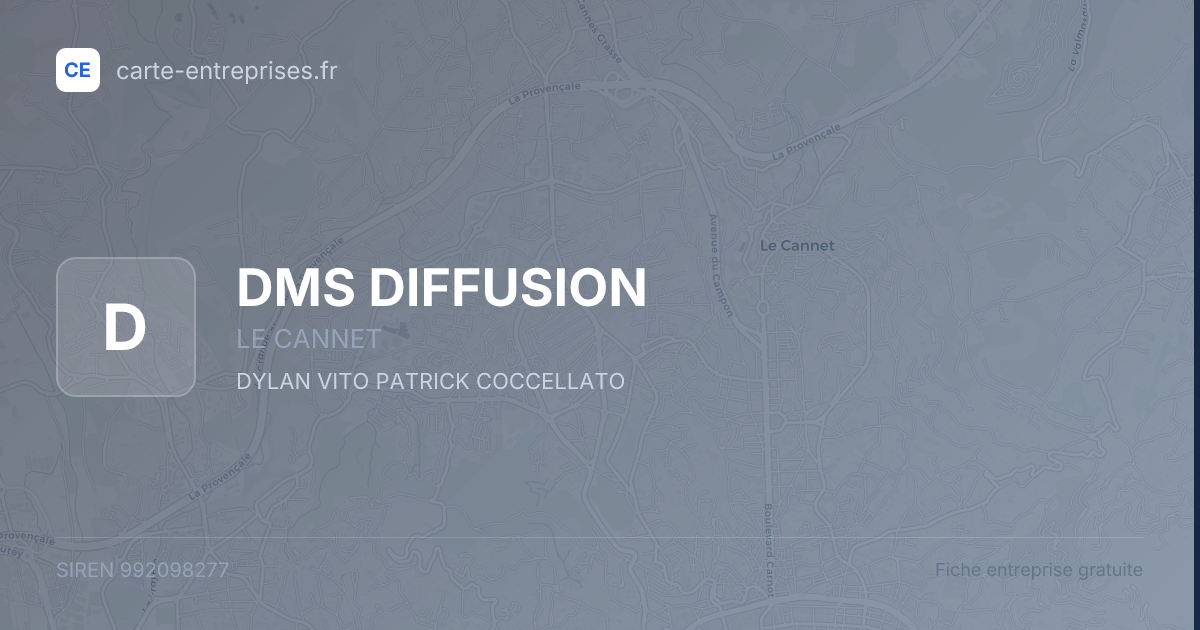 DMS DIFFUSION — 992098277 — fiche entreprise