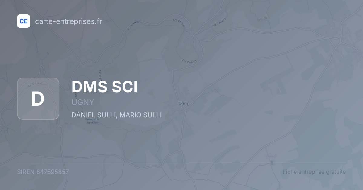 DMS SCI — 847595857 — fiche entreprise