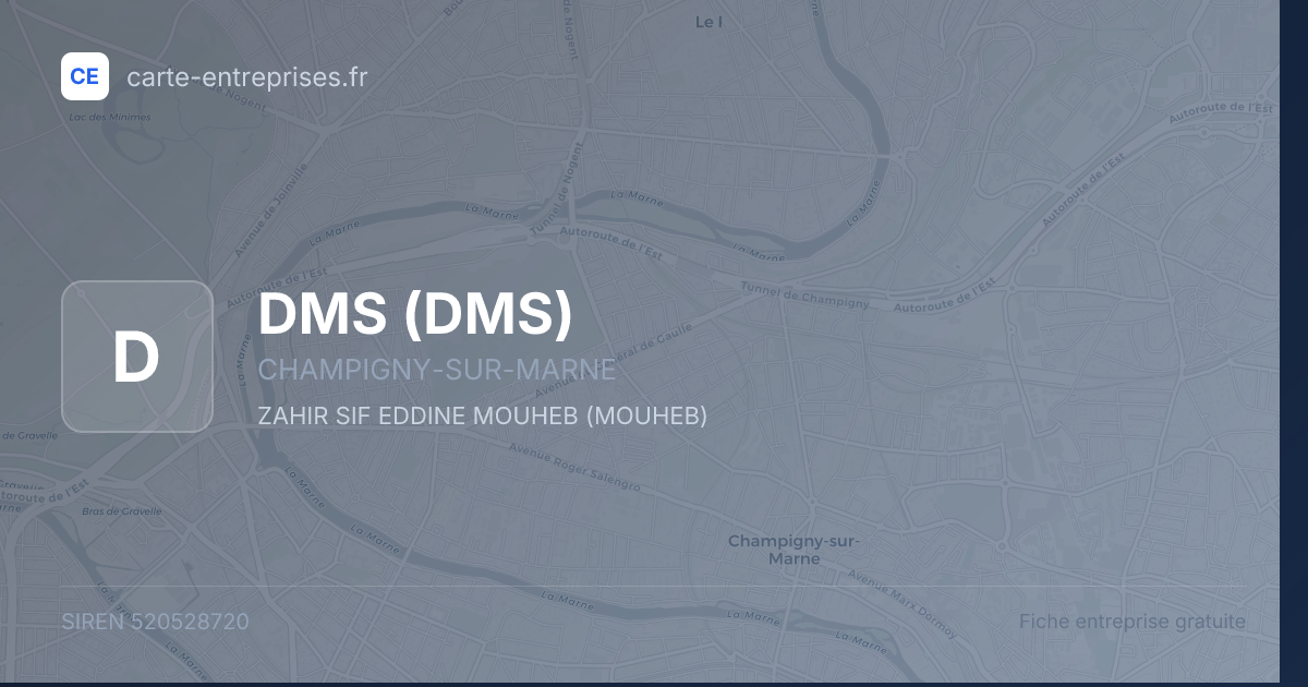 DMS — 520528720 — fiche entreprise