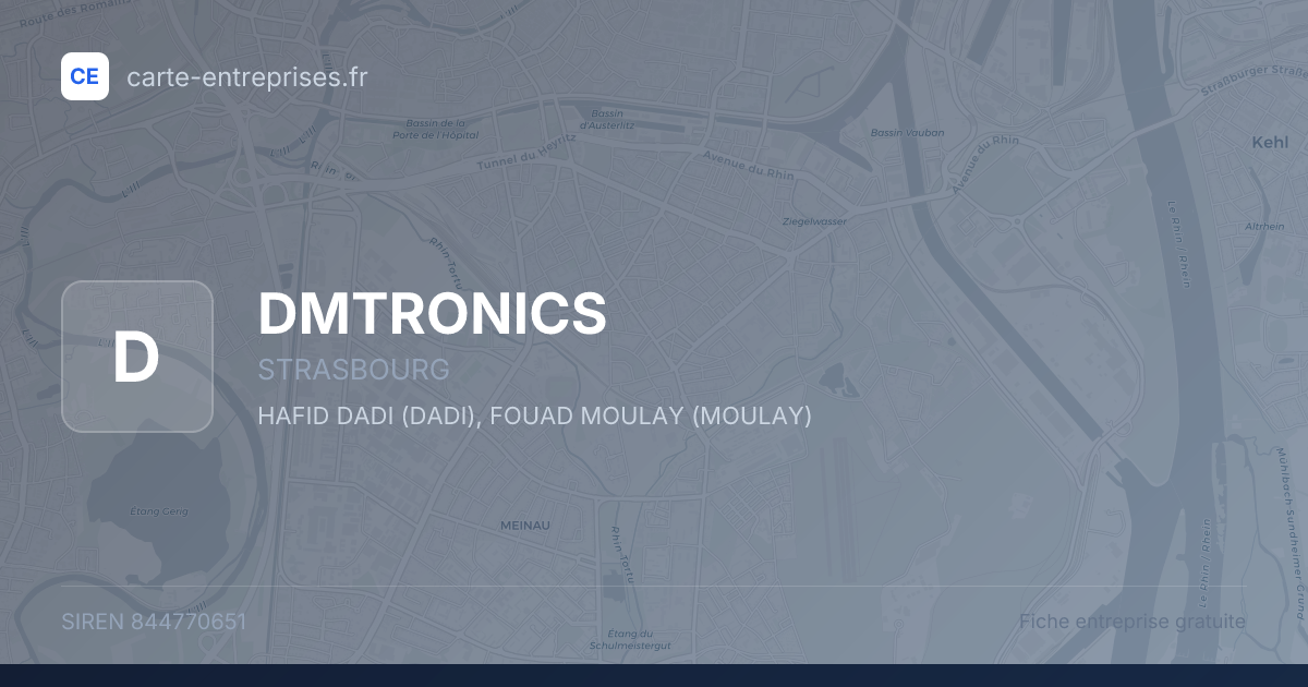 DMTRONICS — 844770651 — fiche entreprise