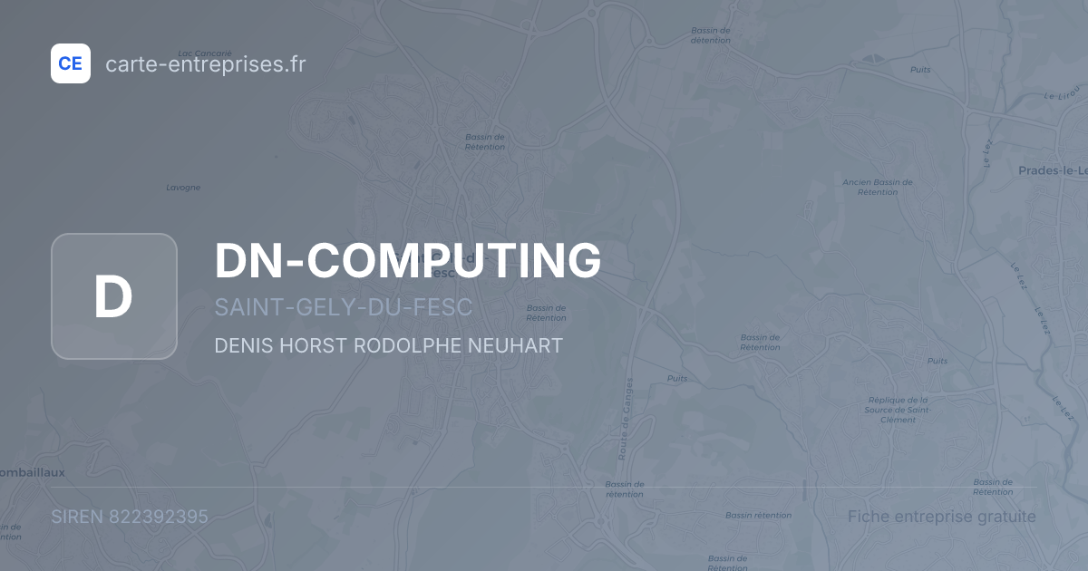 DN-COMPUTING — 822392395 — fiche entreprise