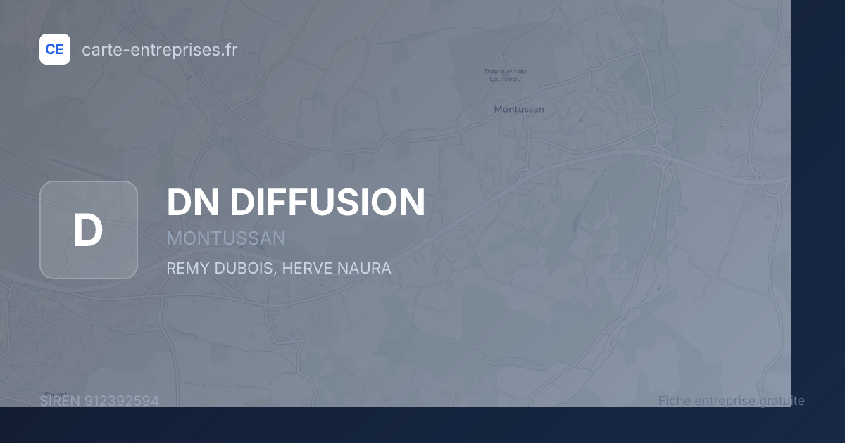 DN DIFFUSION — 912392594 — fiche entreprise