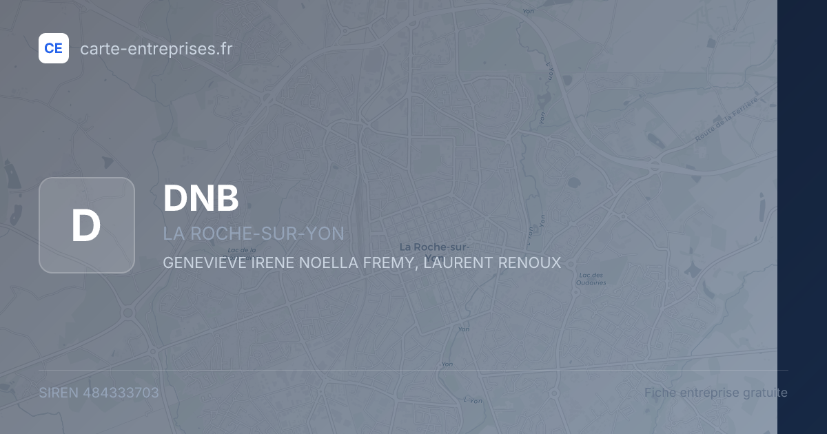DNB — 484333703 — fiche entreprise