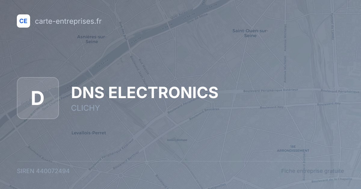 DNS ELECTRONICS — 440072494 — fiche entreprise
