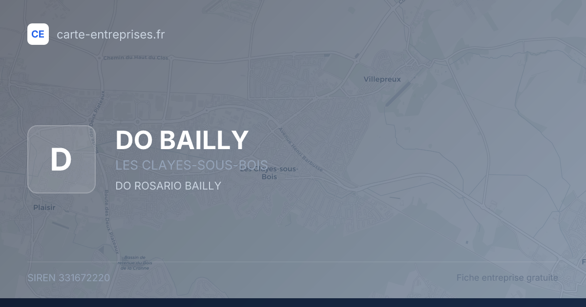 DO BAILLY — 331672220 — fiche entreprise