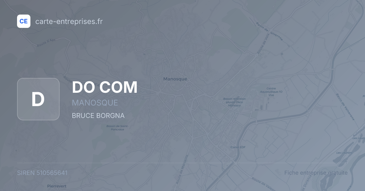 DO COM — 510565641 — fiche entreprise