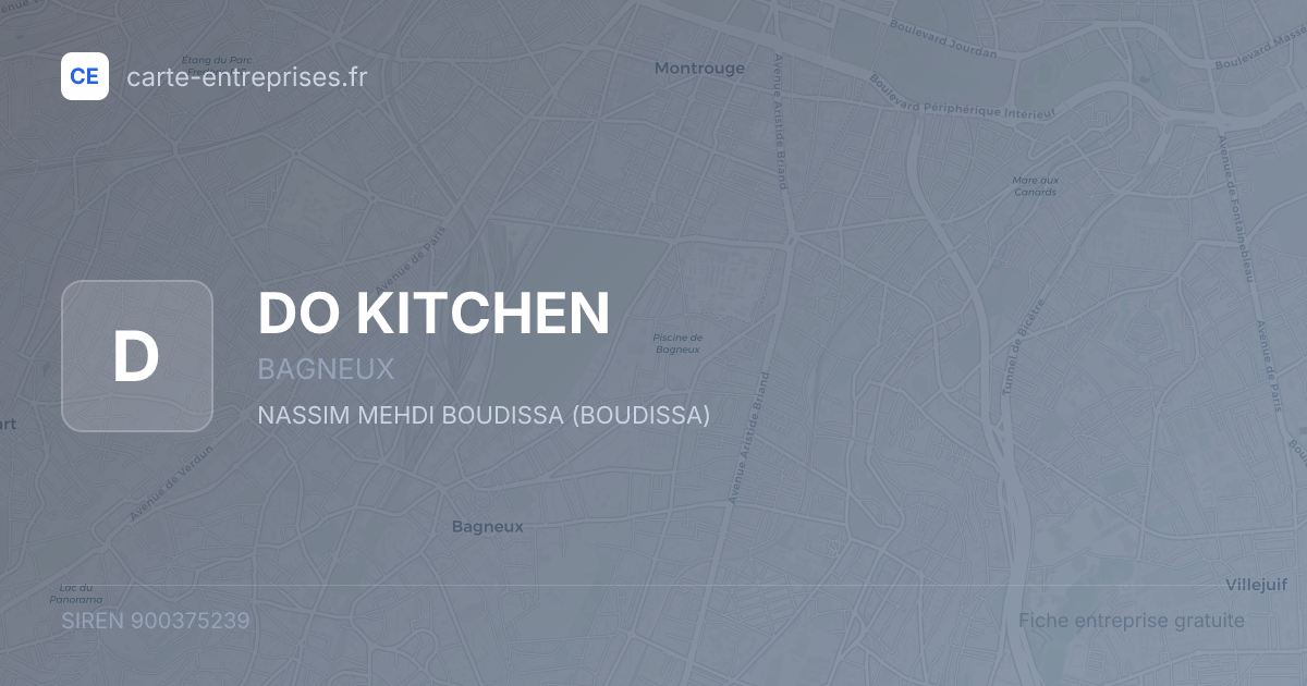 DO KITCHEN — 900375239 — fiche entreprise
