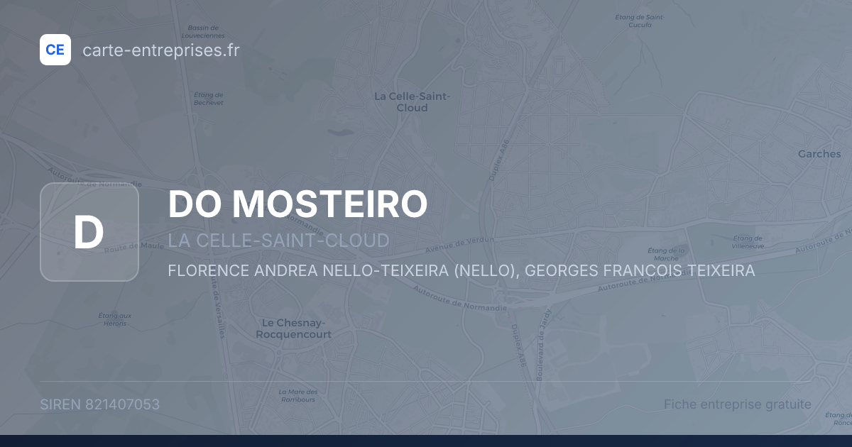 DO MOSTEIRO — 821407053 — fiche entreprise
