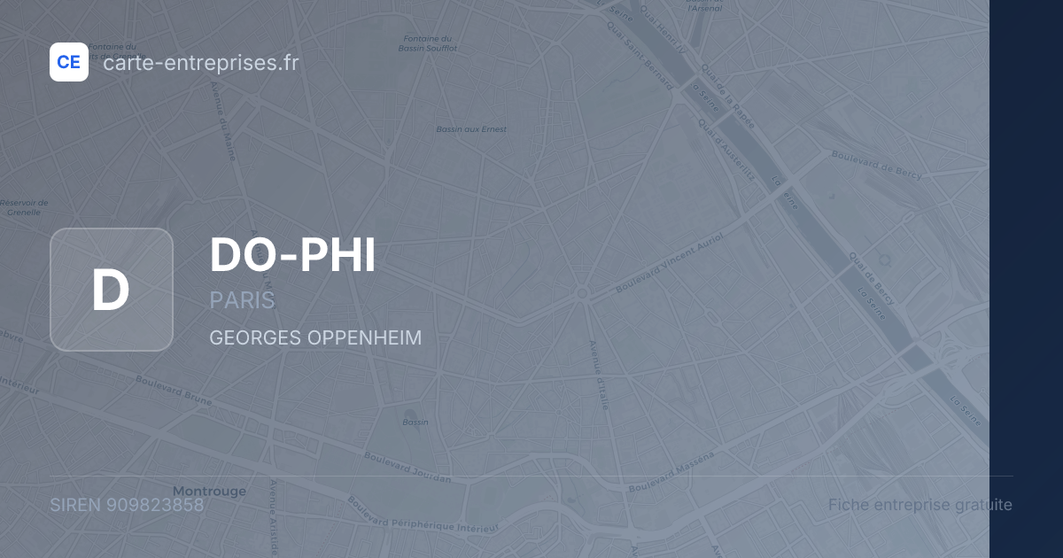 DO-PHI — 909823858 — fiche entreprise