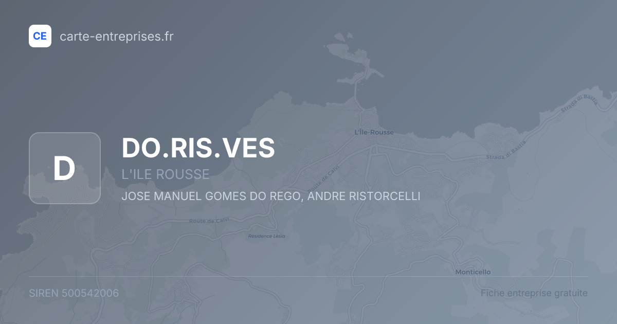 DO.RIS.VES — 500542006 — fiche entreprise