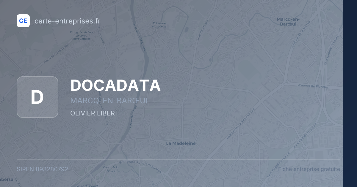 DOCADATA — 893280792 — fiche entreprise