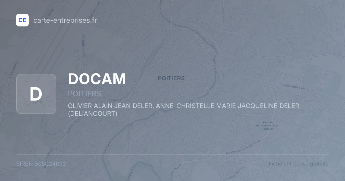 DOCAM — 805024072 — fiche entreprise