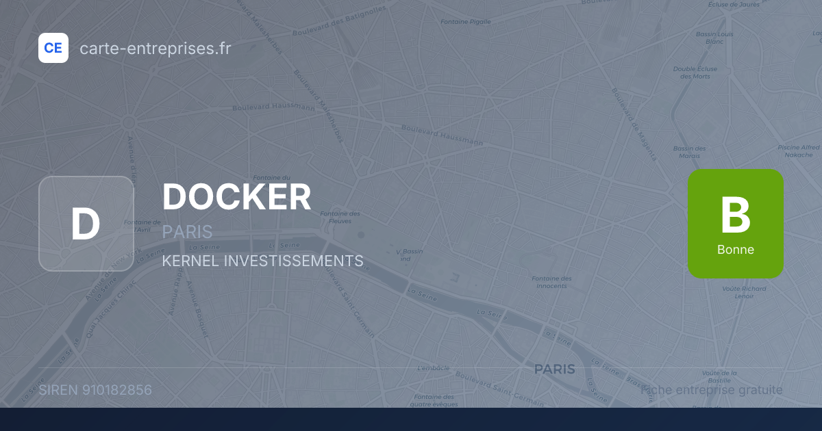 DOCKER — 910182856 — fiche entreprise