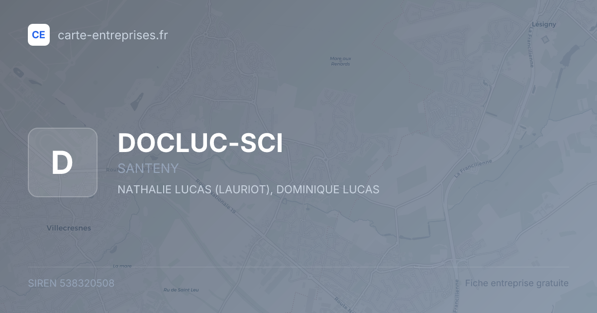 DOCLUC-SCI — 538320508 — fiche entreprise