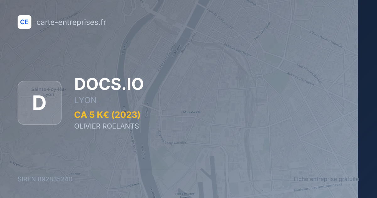 DOCS.IO — 892835240 — fiche entreprise