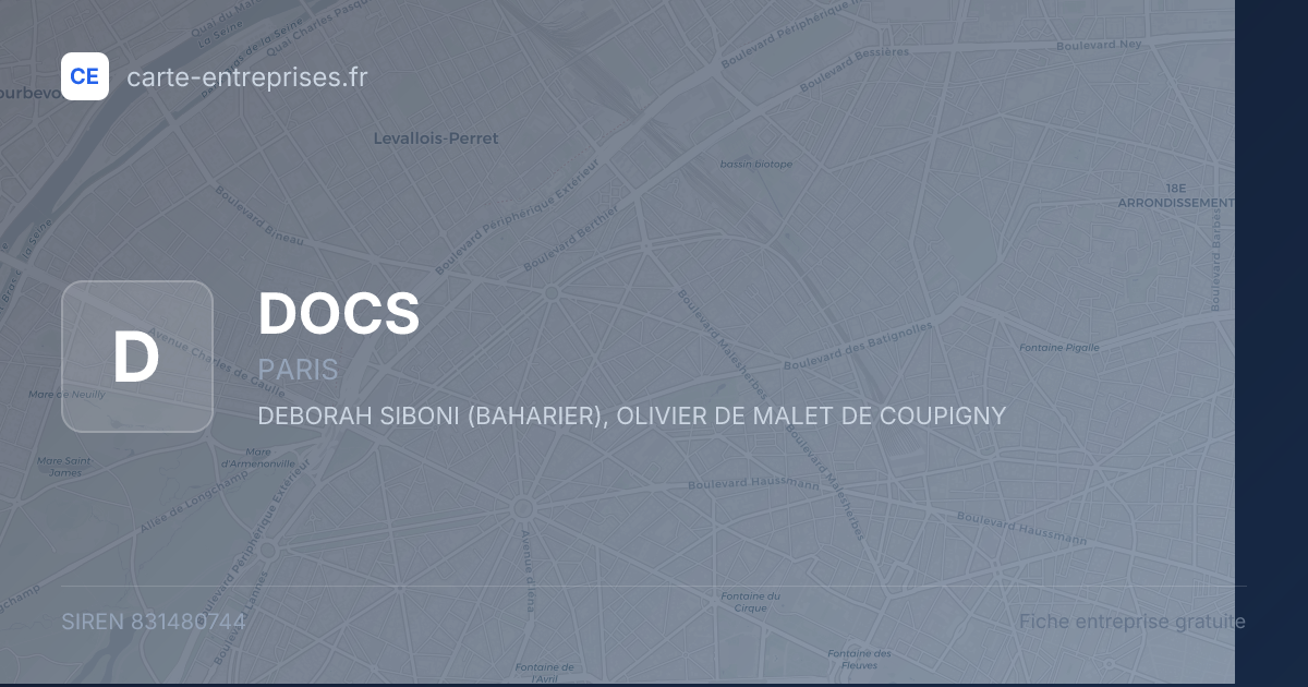 DOCS — 831480744 — fiche entreprise