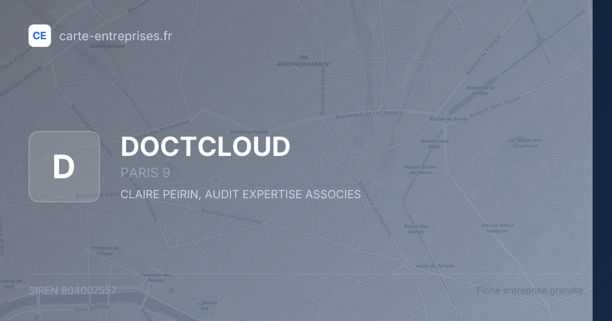 DOCTCLOUD — 804007557 — fiche entreprise