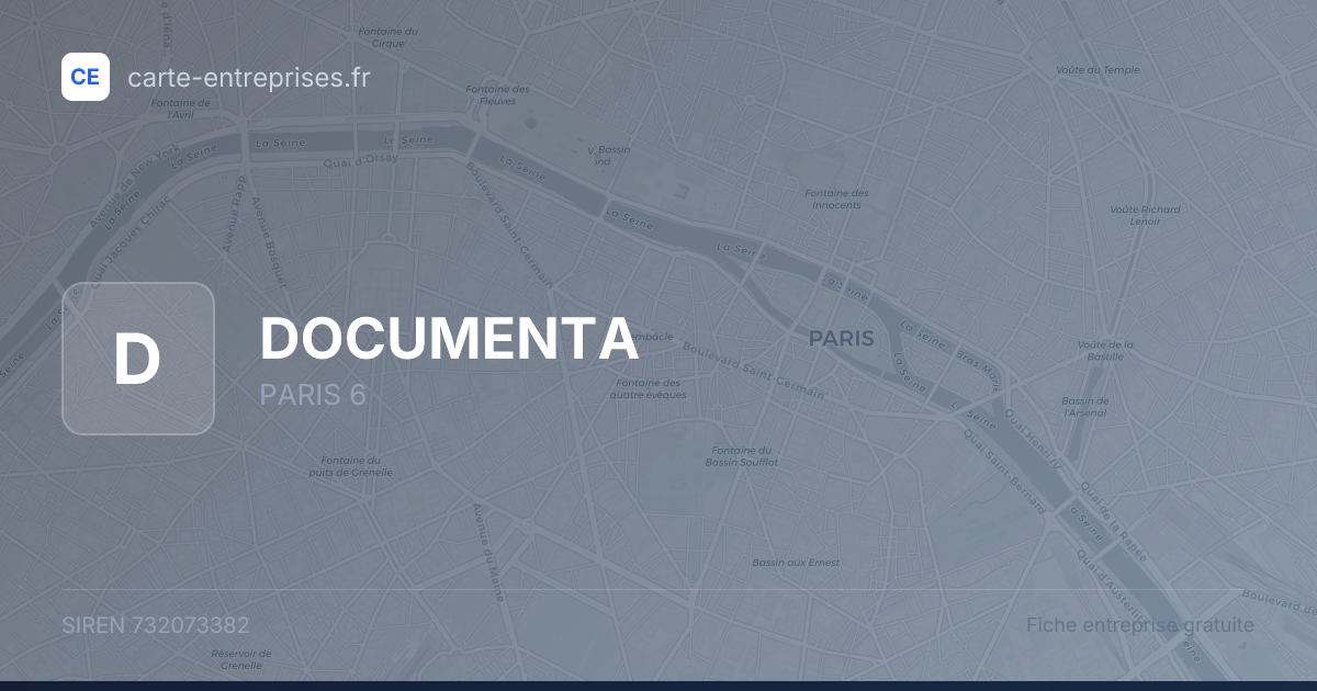 DOCUMENTA — 732073382 — fiche entreprise